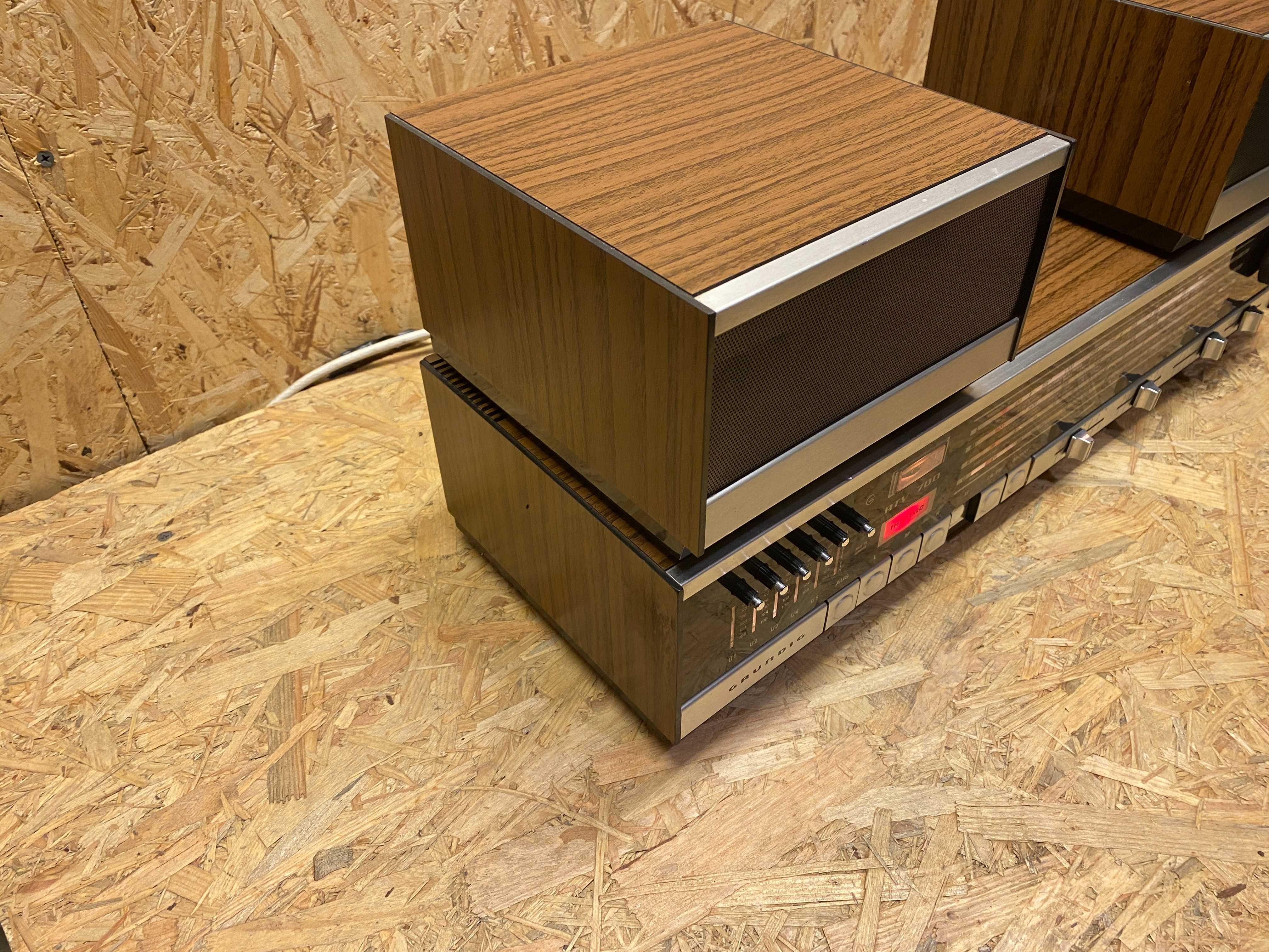 Radio Amplituner Grundig RTV 700 Z kolumnami (film pokazowy)