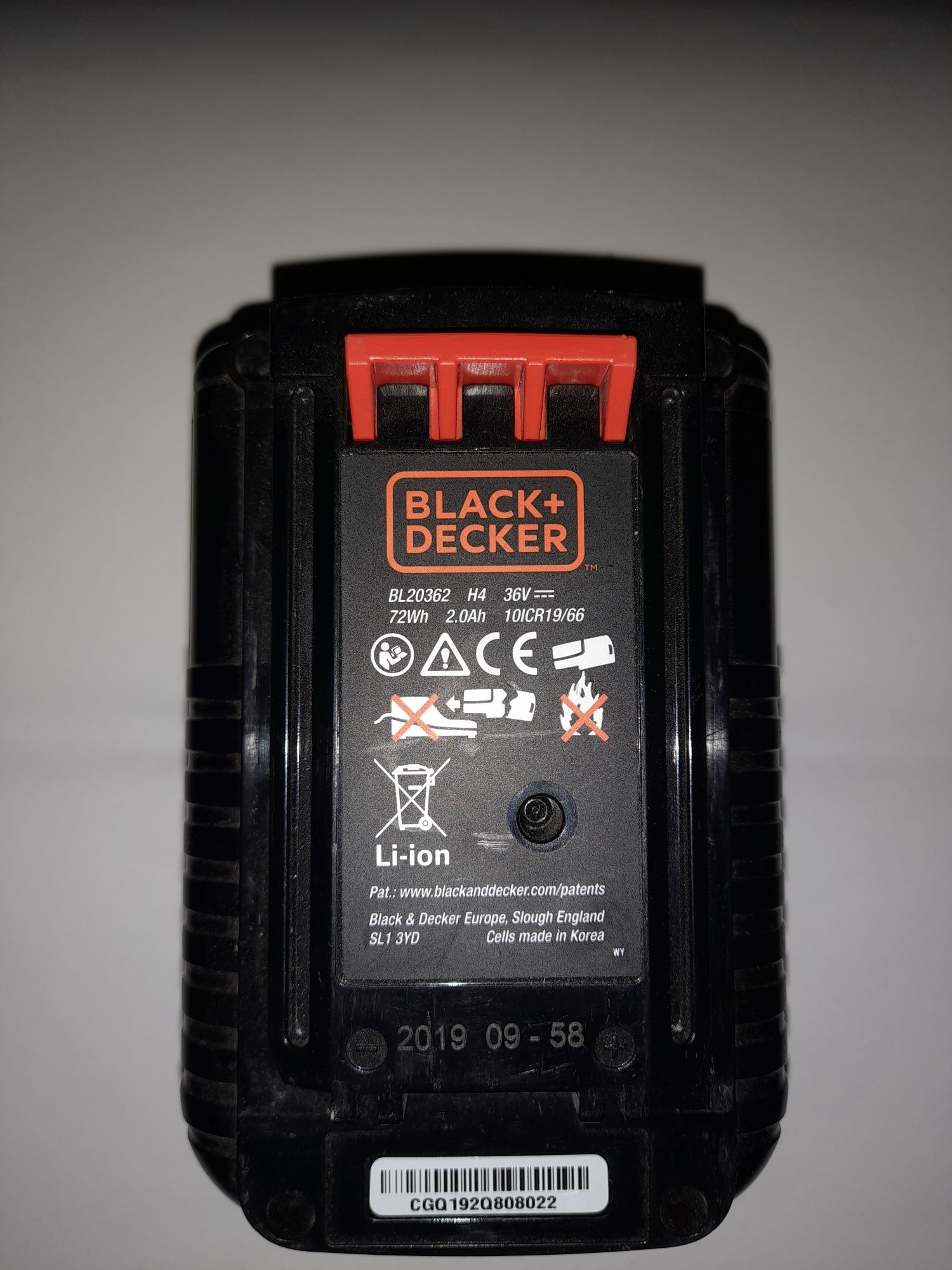 Аккумулятор Black+Decker BL20362