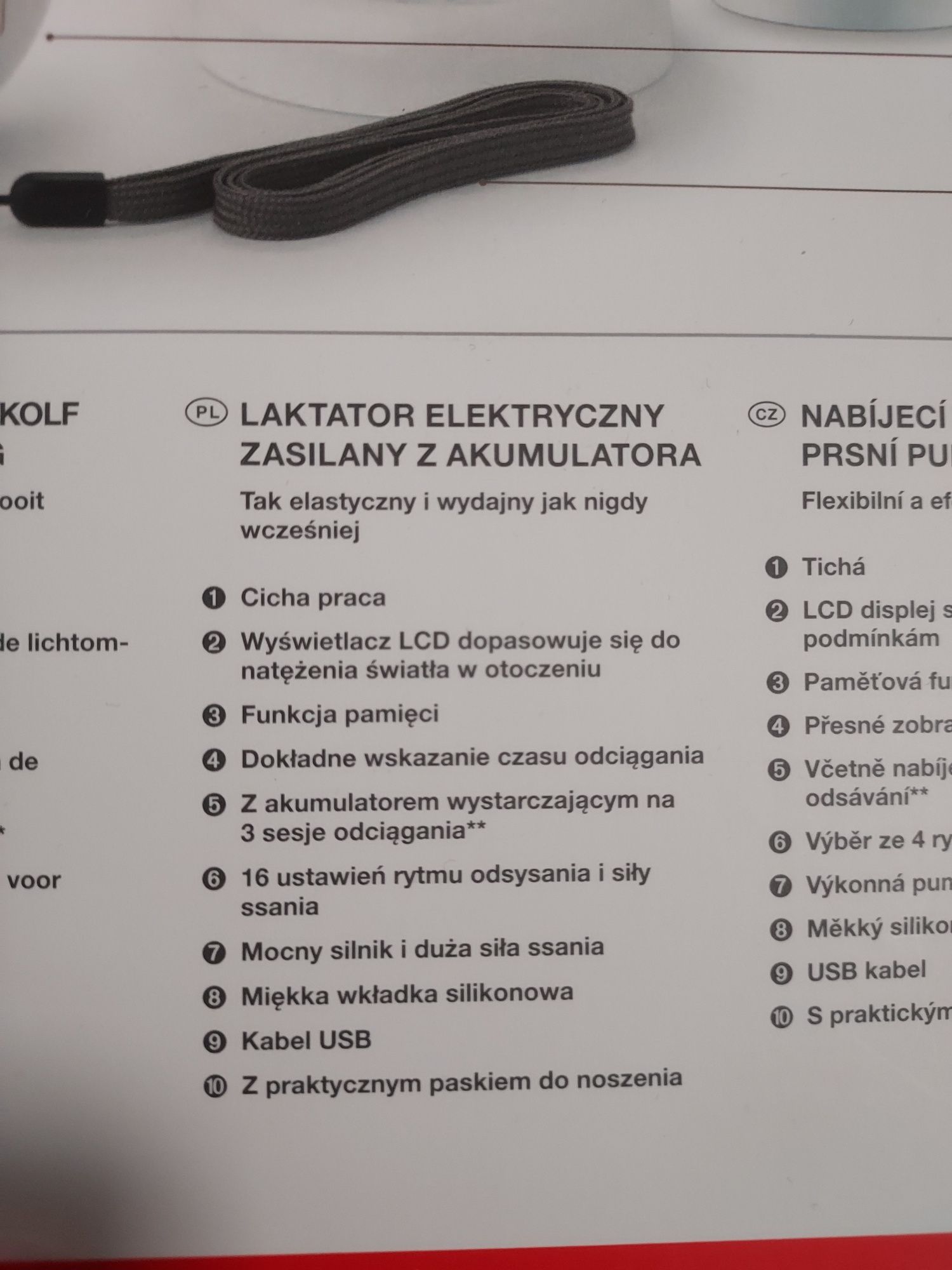 Laktator NUK akumulatorowo-sieciowe