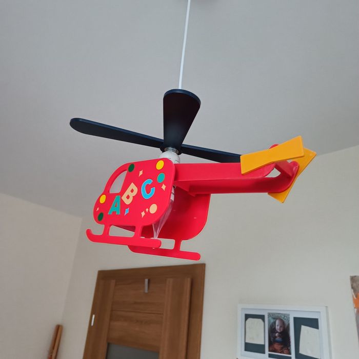 Żyrandol dziecięcy helikopter