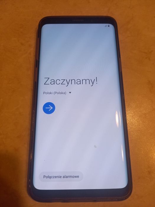 Czarny Telefon Samsung Galaxy S9 + 64G pamięć