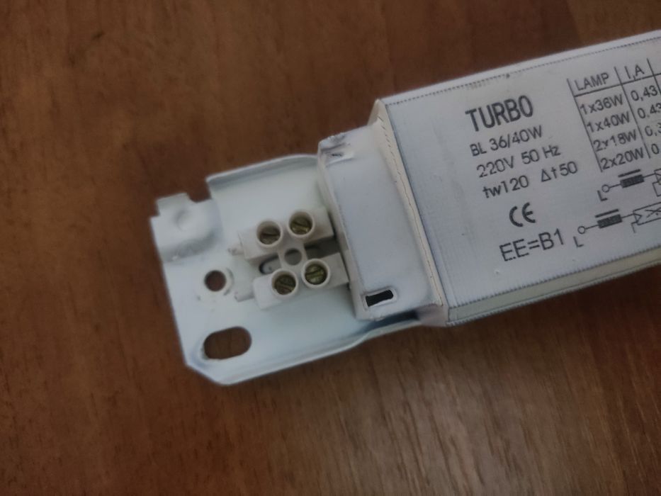 Дросель, баласт для люмінісцентних ламп 36/40W. Б/У робочі