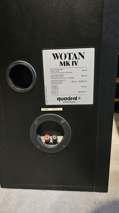 Kolumny Quadral Wotan mk4 piękny stan