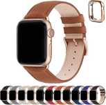 Pasek z etui do Apple Watch brązowy