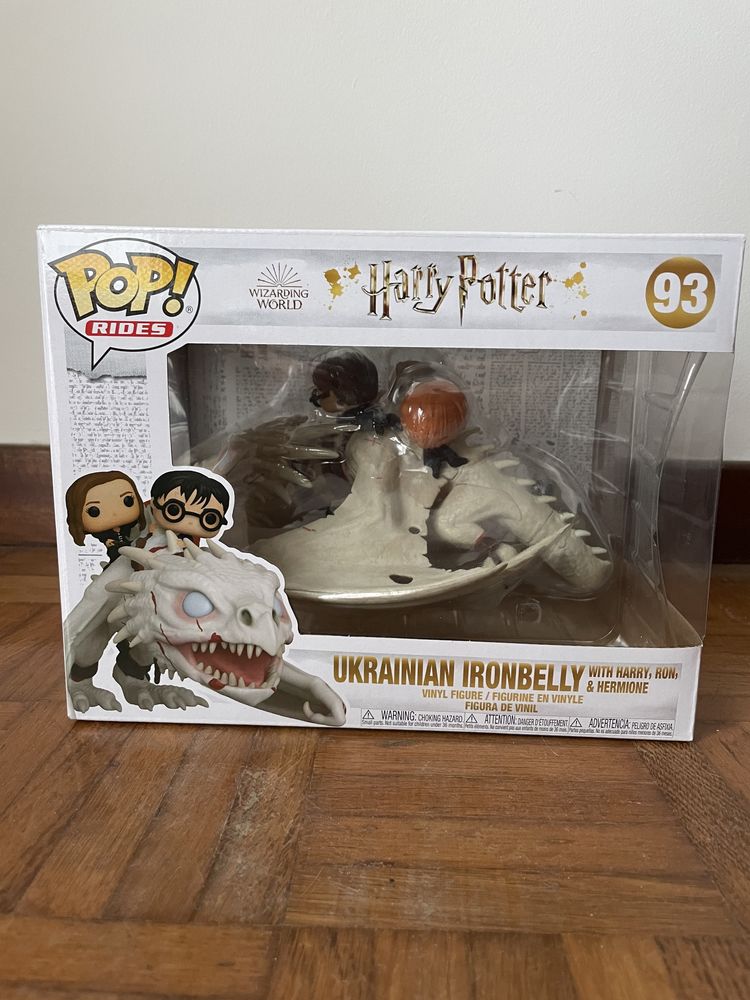 Funko POP! Ukrainian Ironbelly with Harry, Ron & Hermione