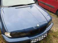 Bmw e46 maska coupe cabrio topas blau 364 topasblau przedlift