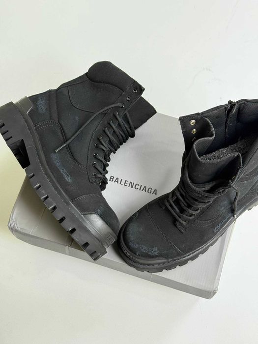 BALENCIAGA Strike boots black army ботинки берцы боты opium archive 44