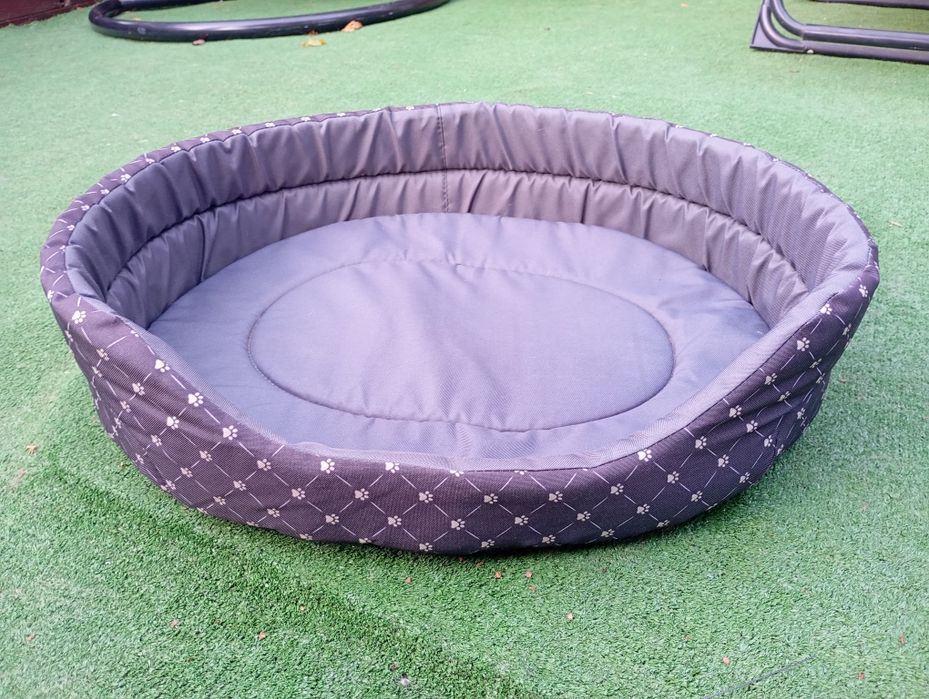 Granatowe legowisko dla psa BUTIKZOO Figa Plus 62 x 52 x 15cm