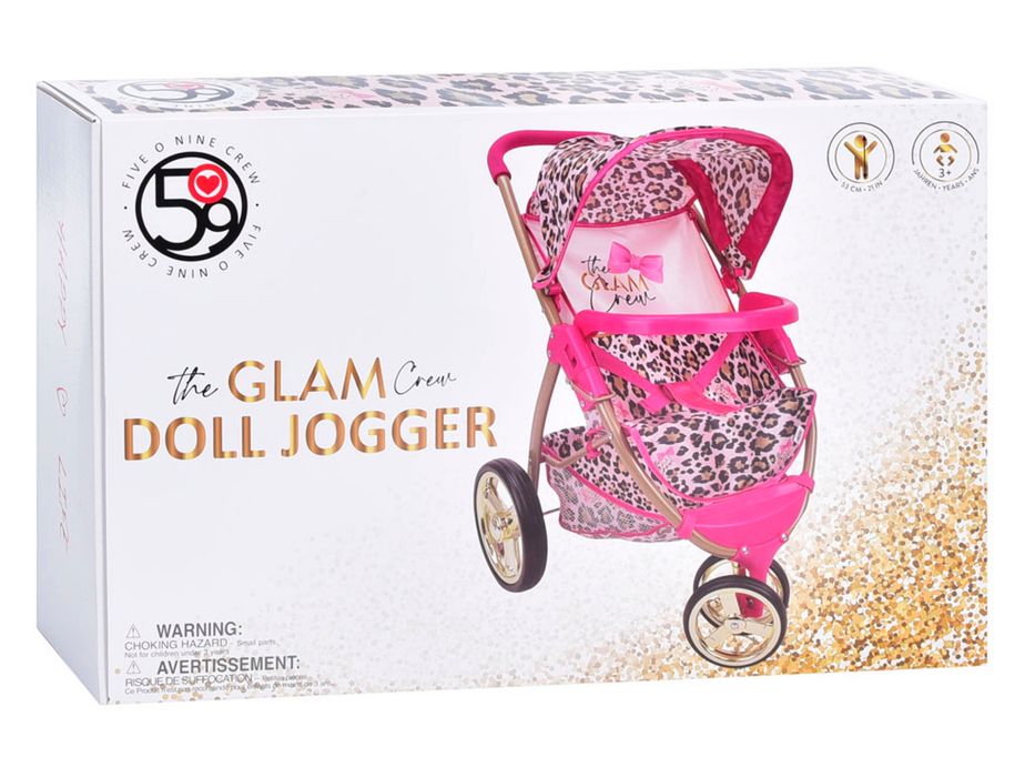 Коляска для ляльки металева прогулянкова