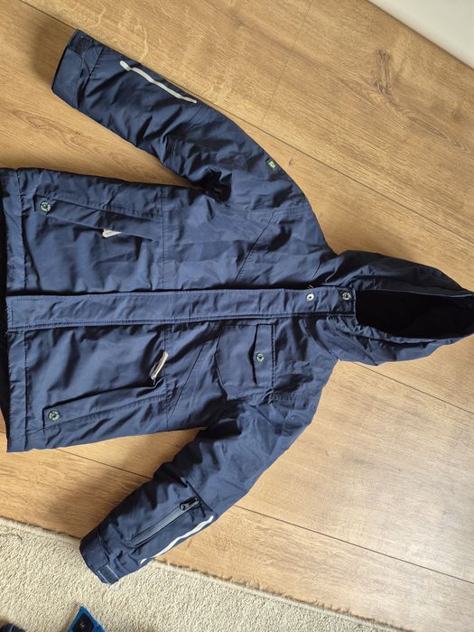 Kurtka zimowa sportowa chłopięce 128cm SMYK