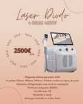 Máquina Laser Diodo 4 ondas 4000w CE garantia