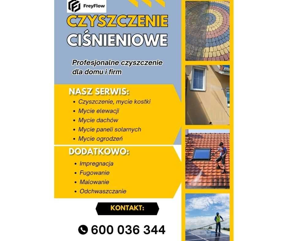 Mycie ciśnieniowe + impregnacja | Darmowa próba i wycena!