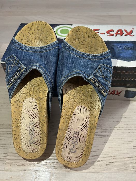 Сабо жіночі джинсові