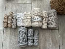 Sznurki bawełniane do makramy lovely cottons