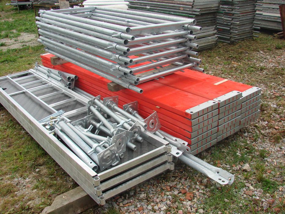 Rusztowanie 186m2 Podest drewniany 3m Zestaw 30x6m