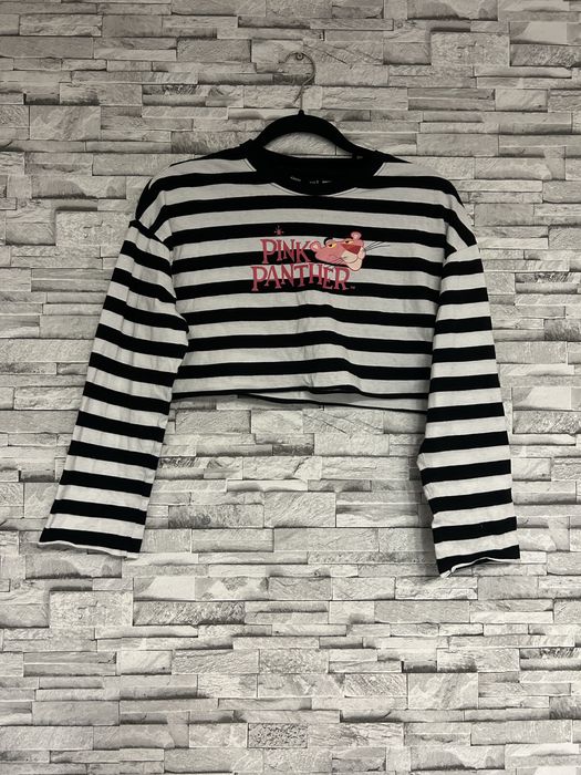 Top w paski z rozowa pantera Sinsay S 36
