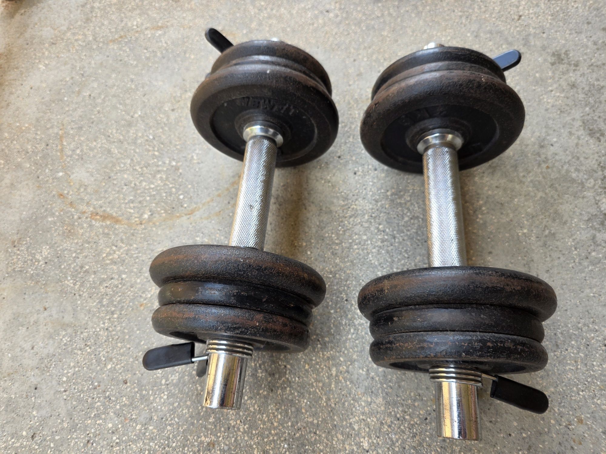 Conjunto de hateres 40kg total