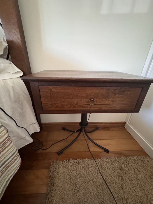 Mesa de apoio 64cm altura - L e C 64x38  - 1 gaveta
