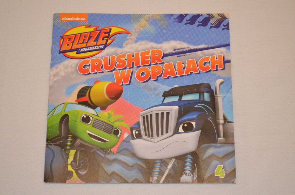 książka blaze i megamaszyny crusher w opałach