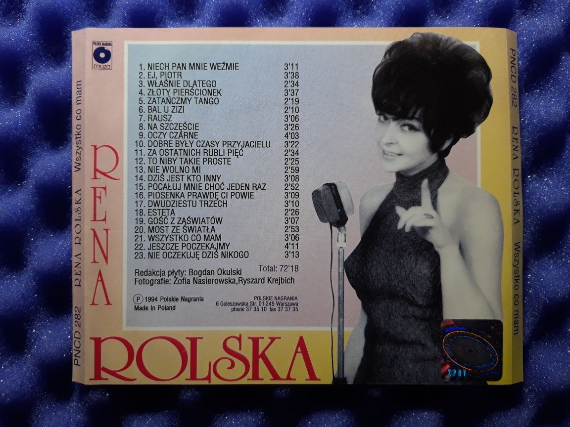 Rena Rolska - Wszystko Co Mam (CD, 1994)