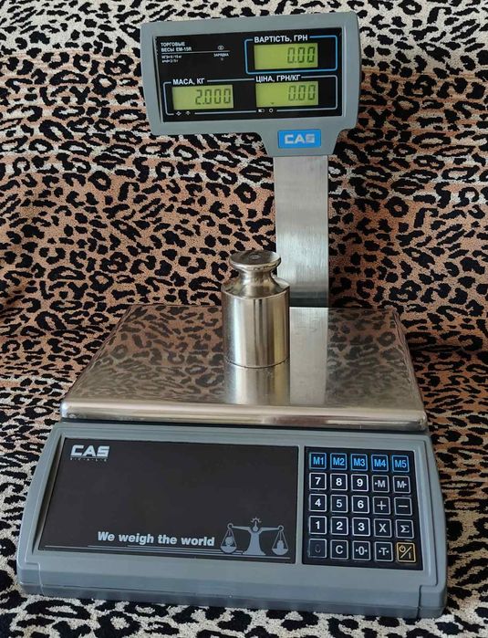 Продам весы CAS EM 15R (15кг), с RS 232