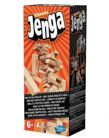 JENGA CLASSIC oryginalna gra imprezowa Hasbro