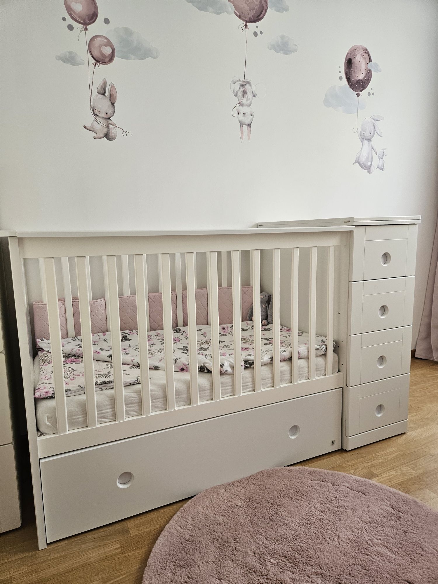 Bellamy Paso Doble łóżeczko dziecięce 120x60 + komoda
