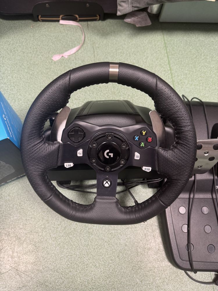 Logitech G920 + Shifter — zestaw w bardzo dobrym stanie