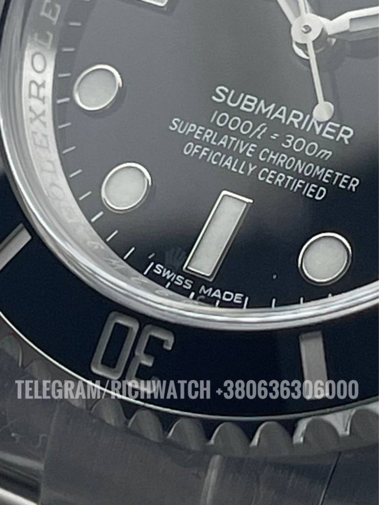 мужские наручные часы Rolex SUBMARINER 3135 vsf