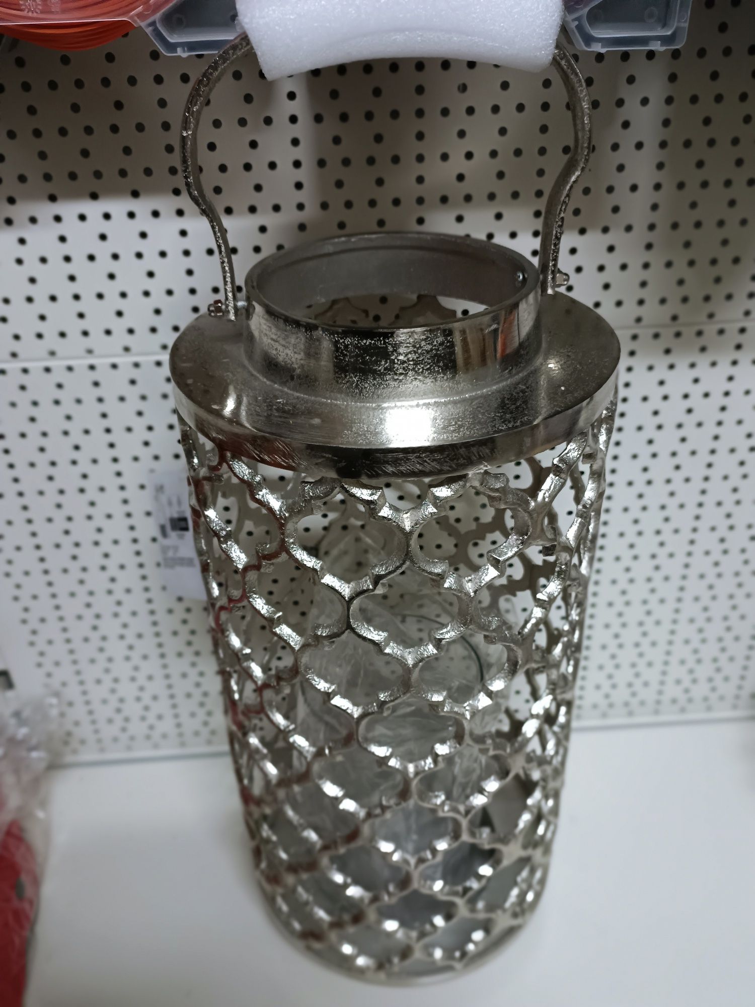 Latarnia lampion aluminiowa 50 cm
