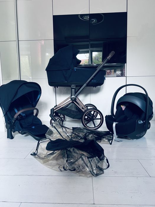 Wózek cybex priam 4.0 rose gold komplet stan bardzo dobry