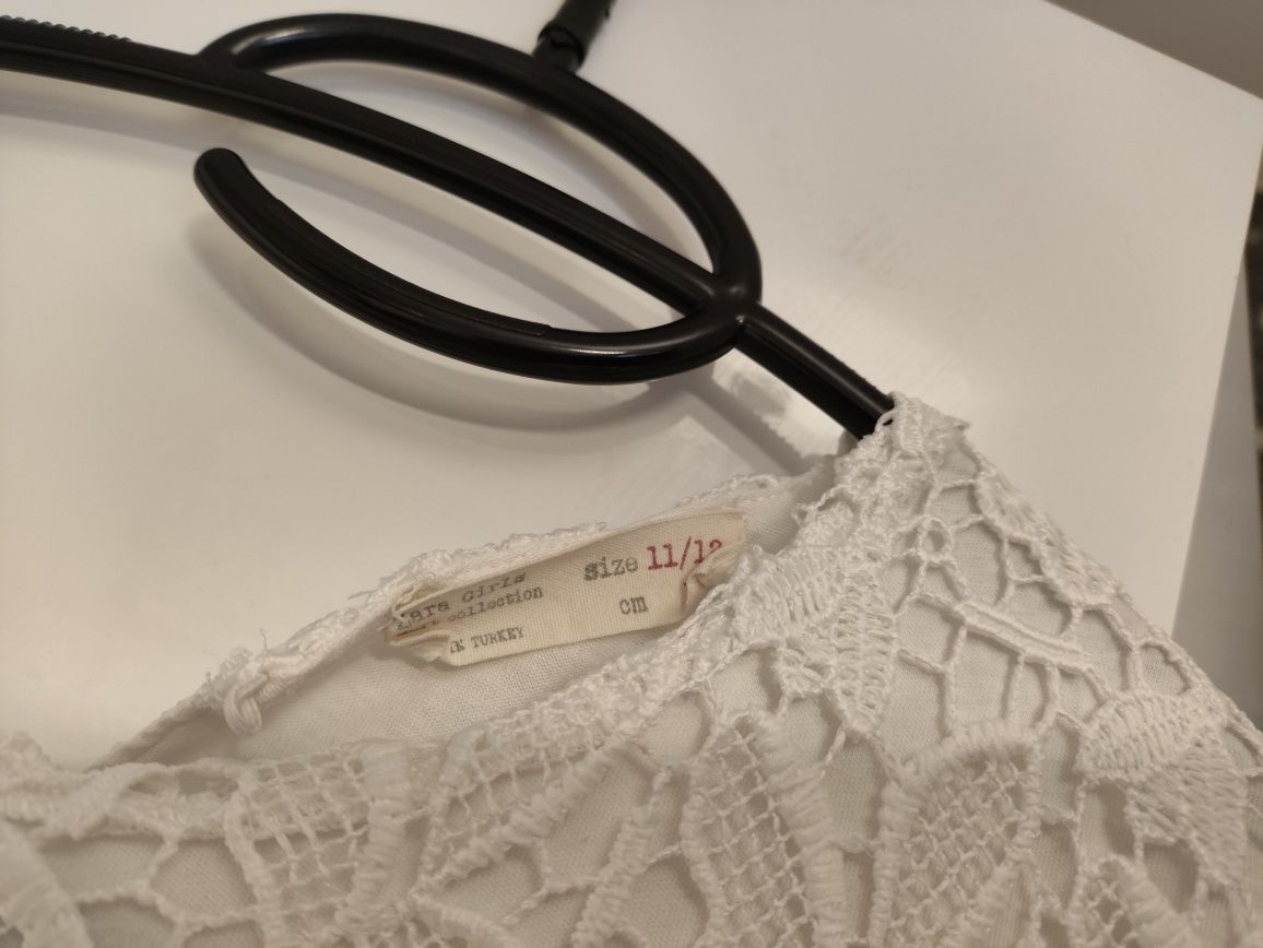 Piękna biała sukienka Zara r. 152 na zakonczenie roku szkolnego
