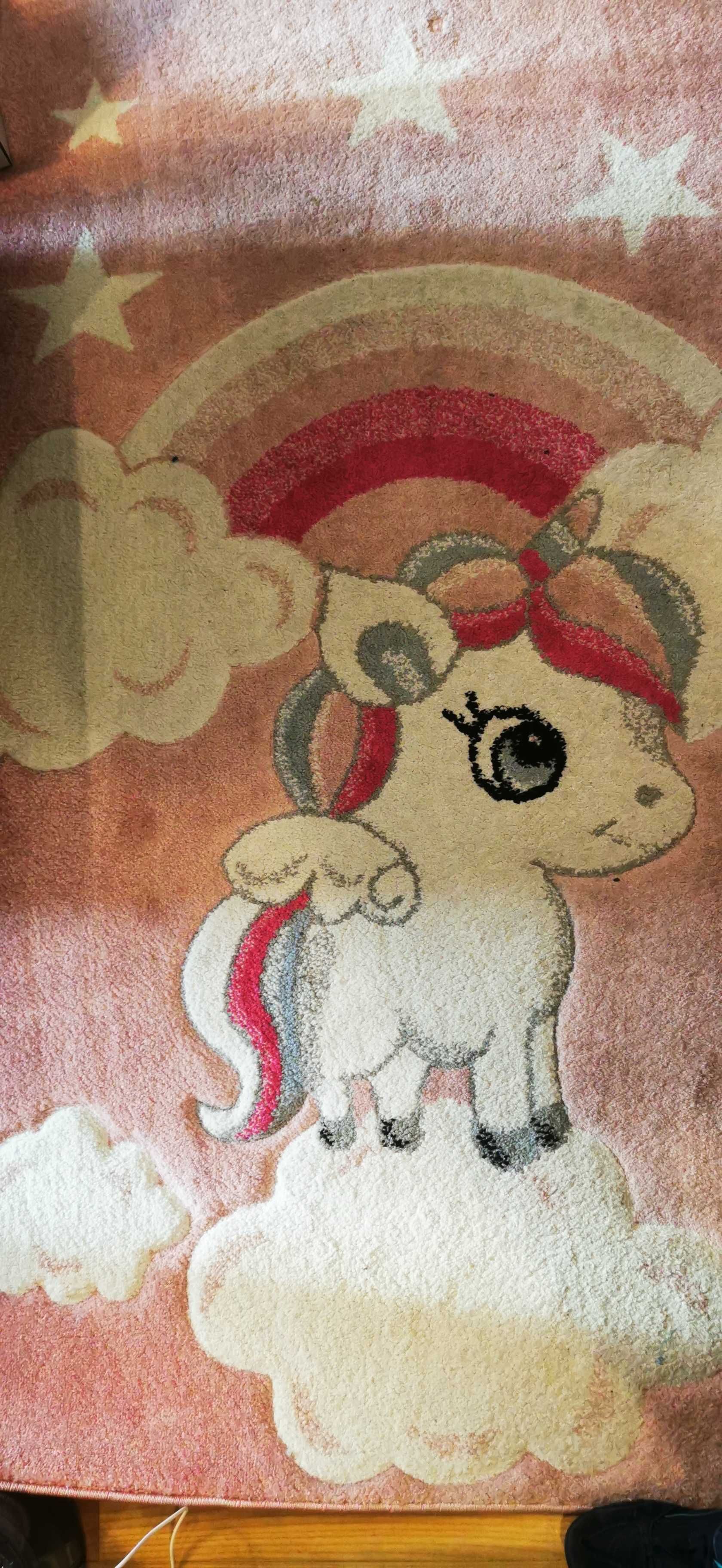 Dywan Dziecięcy Pastel Kids Pony Różowy 160 X 230