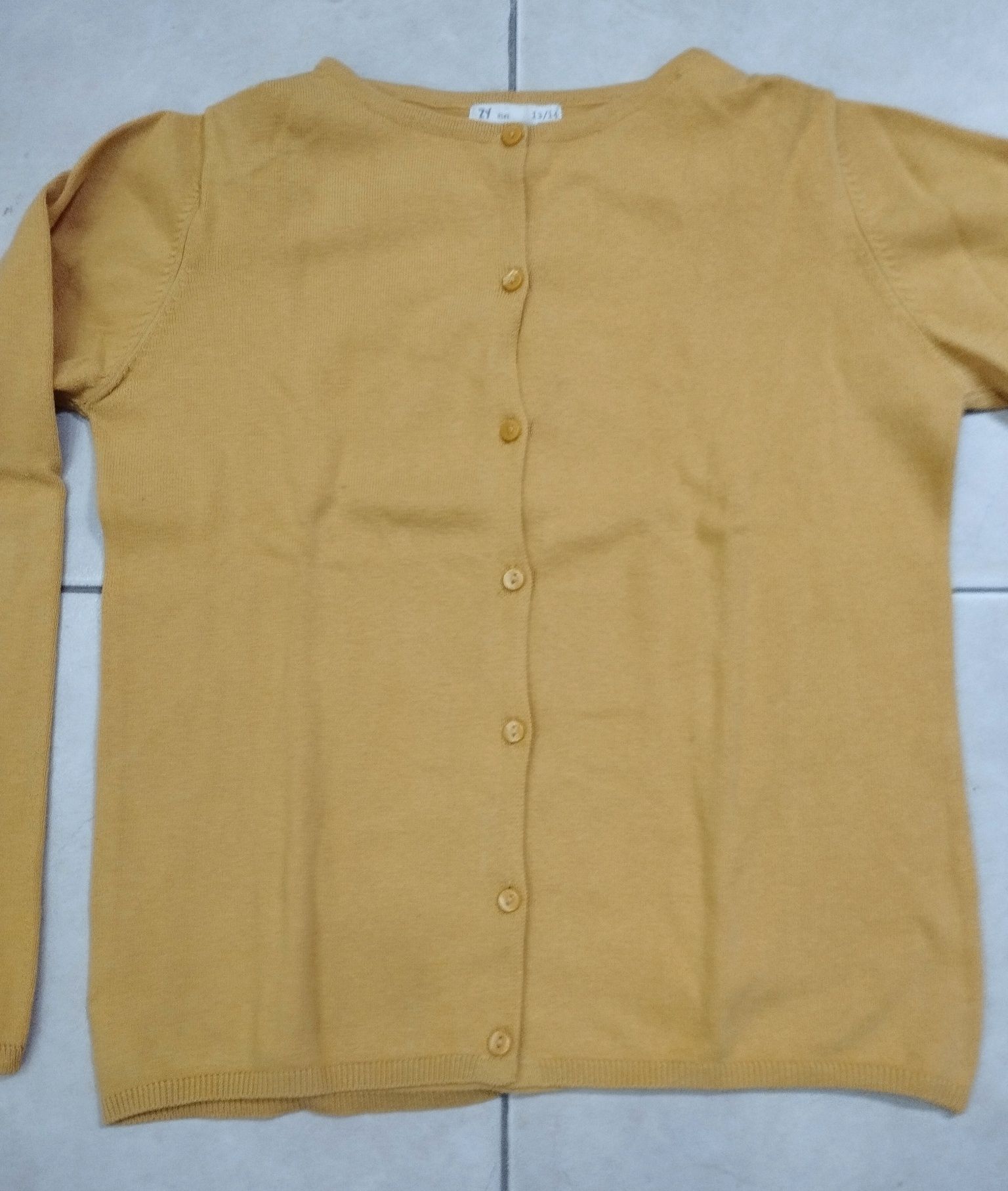 Casaco de malha amarelo torrado Zippy