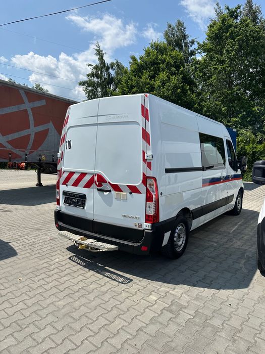 Renault Master 2,3 DCI L2H2 Brygadówka/Doka/7osób/2017r/klima/kamera/