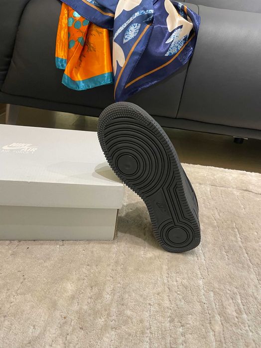 Buty_męskiebieganiaNikeAirForce1BlackModa ROZ.44