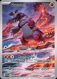 Groudon PAR 199 pokemon tcg