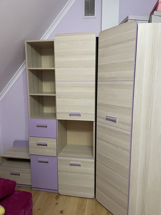 Komplet mebli Lorento (6 mebli oraz biurko narożne)