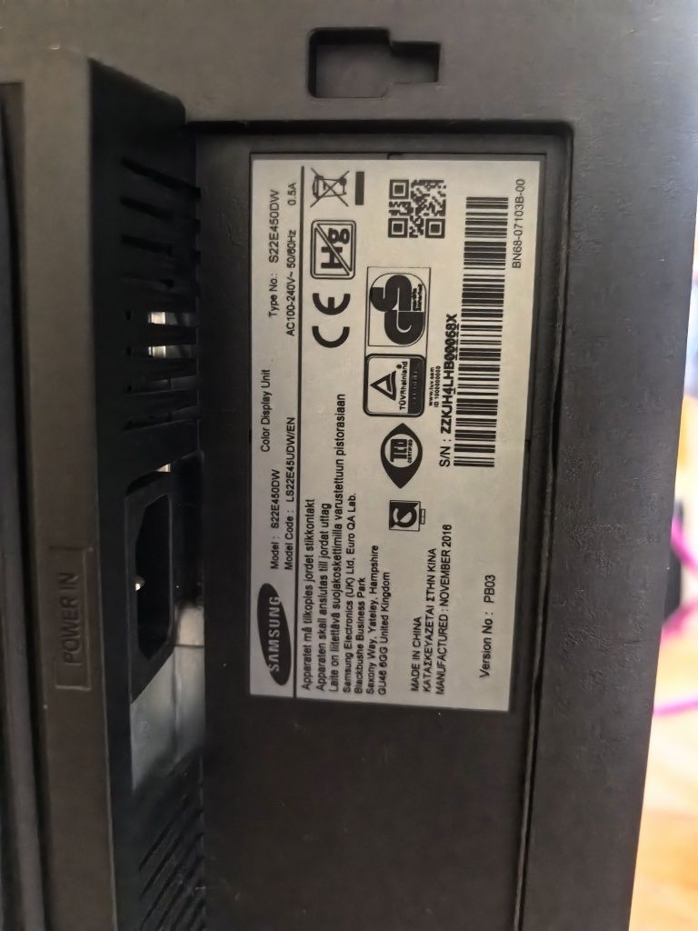 Monitor 22" Samsung