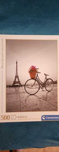 Puzzle Romantic promenade in Paris 500 el.