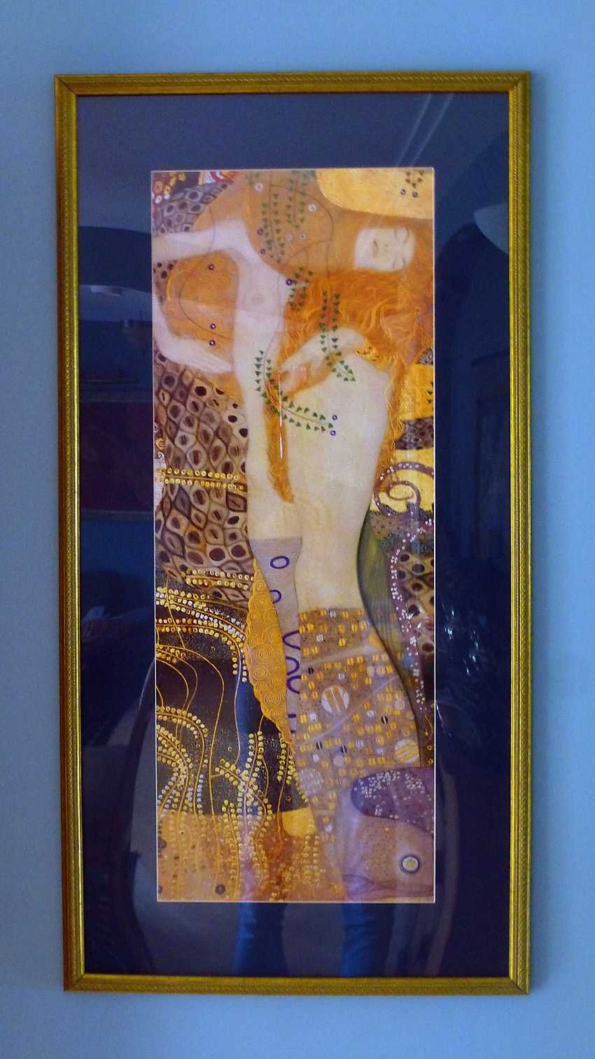 Gustav Klimt Wodne Węże I reprodukcja w opawie