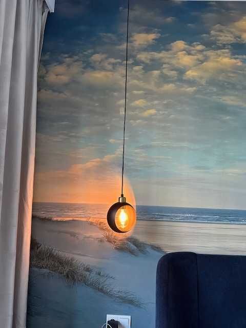 nowoczesne lampy wiszące 2 szt z ozdobnymi żarówkami