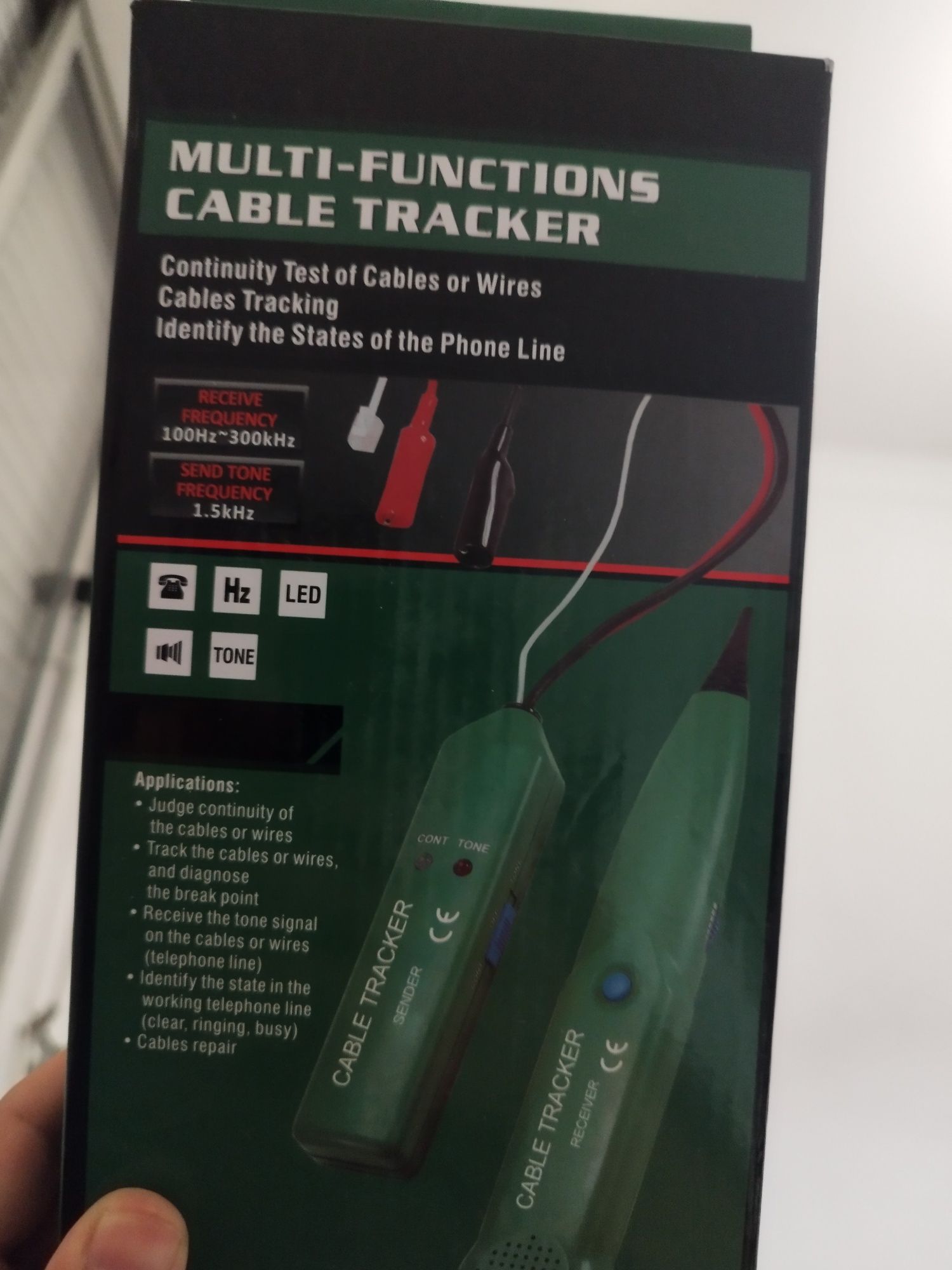 Rastreador de Cabos / Testador de Fios – Novo na Caixa