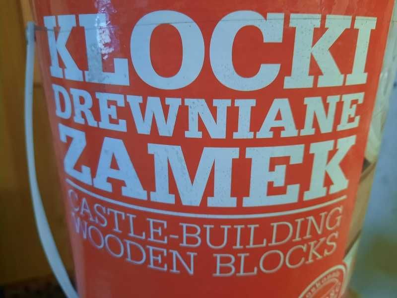 Klocki Drewniane Zamek Księżniczki dla dziewczynek 100 elementów