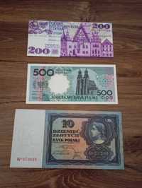 Kopie banknotów polska.