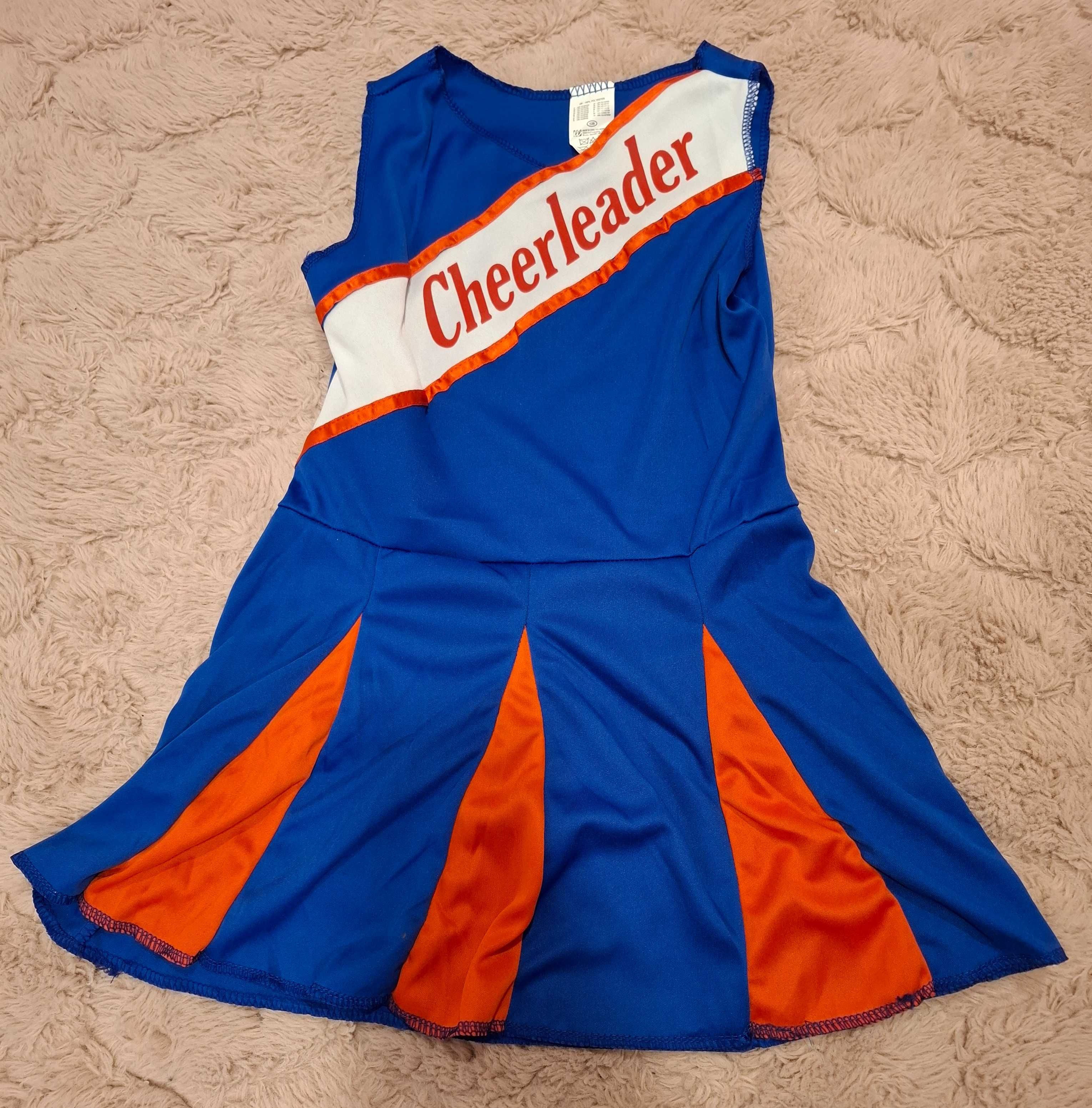 Strój Kostium Przebranie cheerleaderka Cziliderki Sukienka Widmann 128