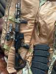 Airsoft EMG CYMA CGS DD MK18 RIII 9.5 inch GBBR - Dark Earth
