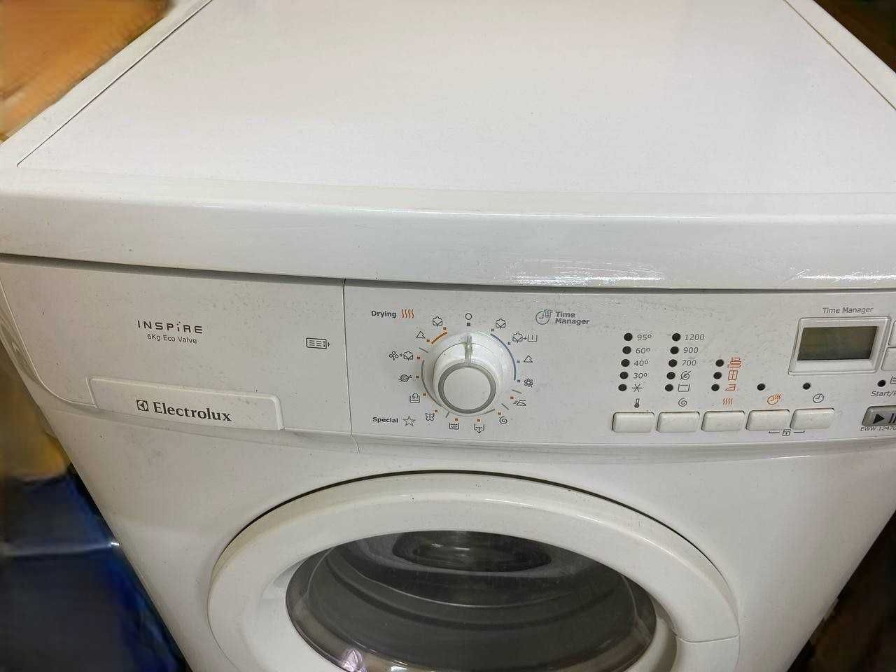 пральна машина electrolux inspire 6kg eco valve з сушилкою