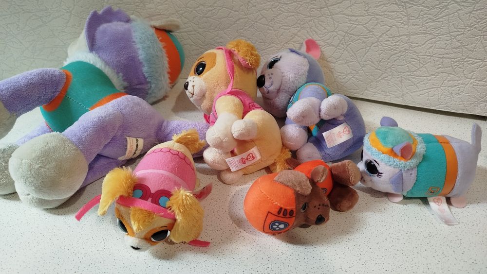 Эверест,Скай,Зума Щенячий патруль Оригинал мягкая игрушка