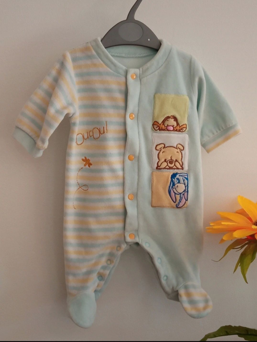 Pijamas / babygrow veludo bebé 0-3 meses